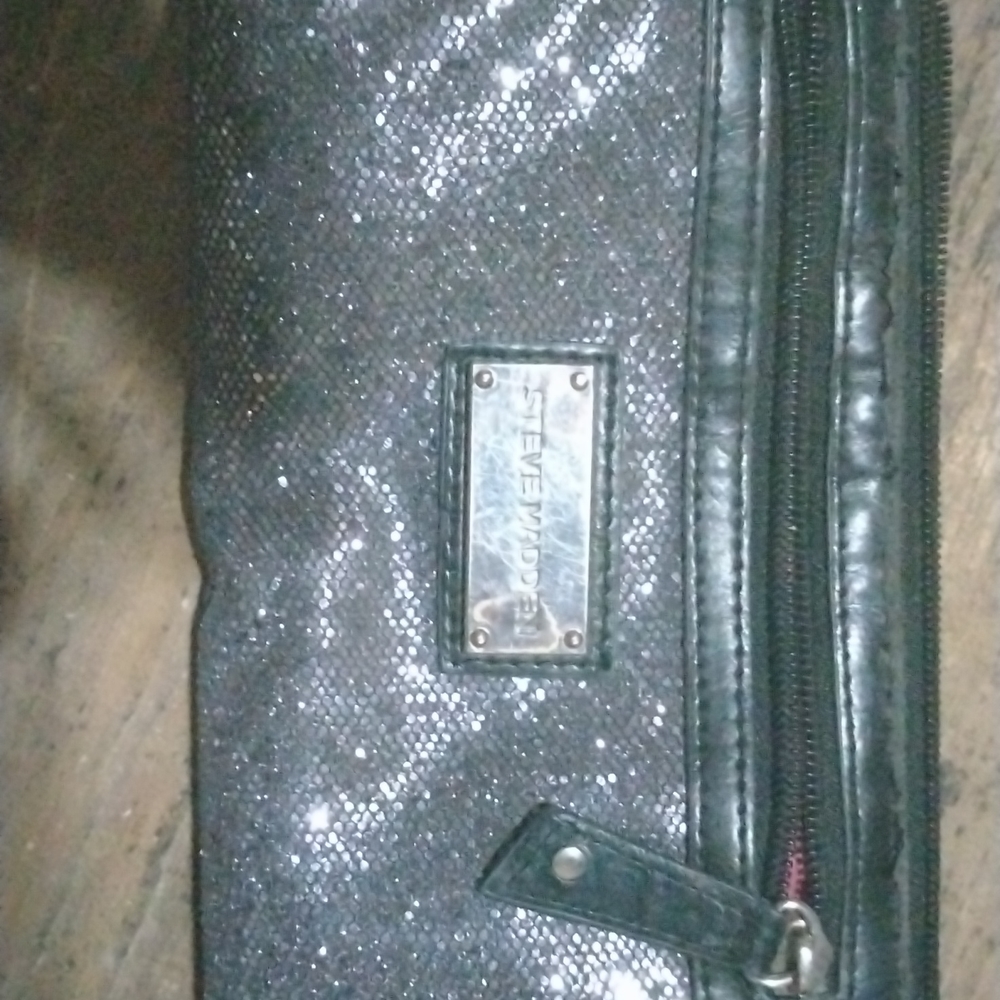 Steve Madden glitter hand purse